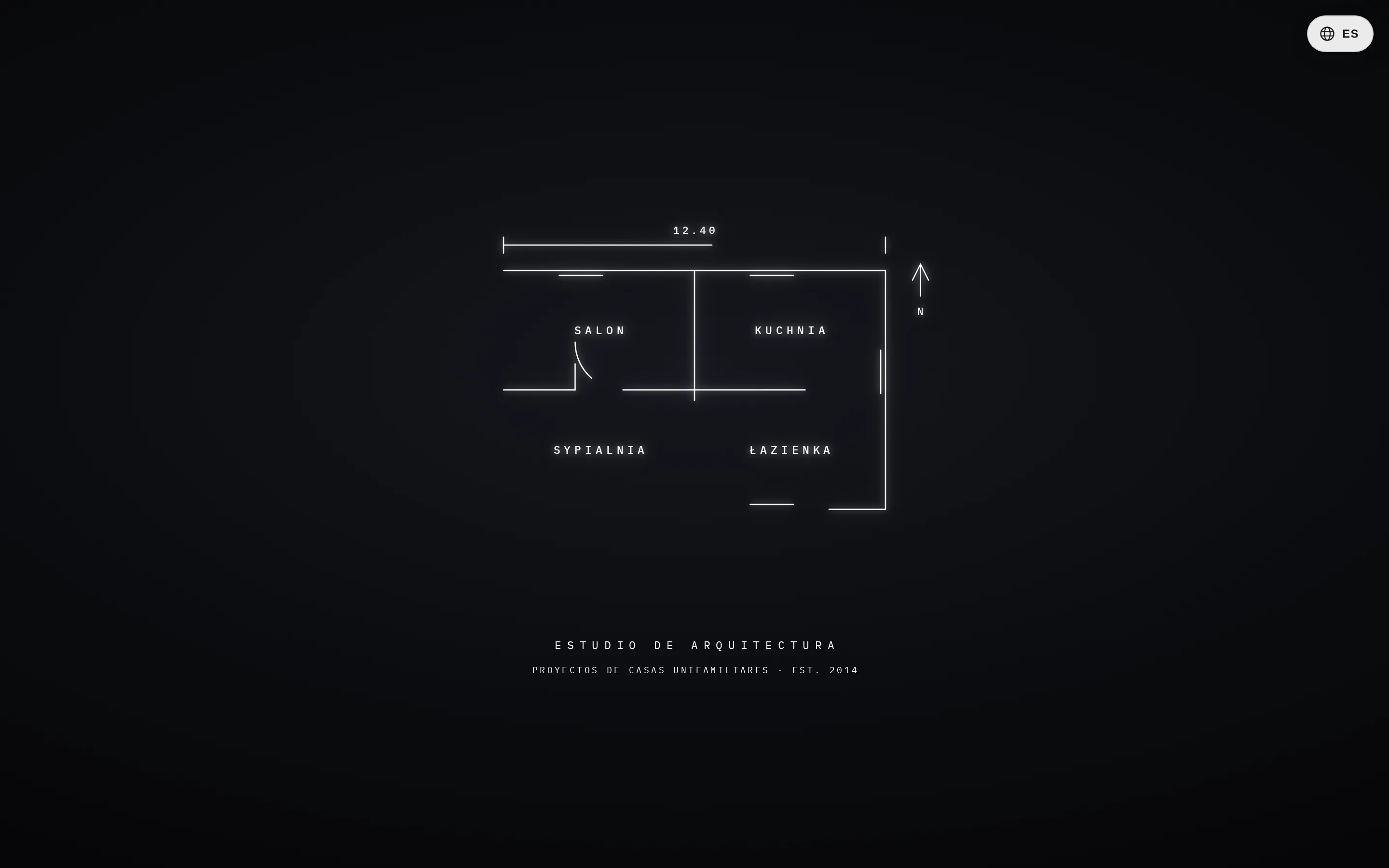 Zrzut ekranu strony Estudio de Arquitectura