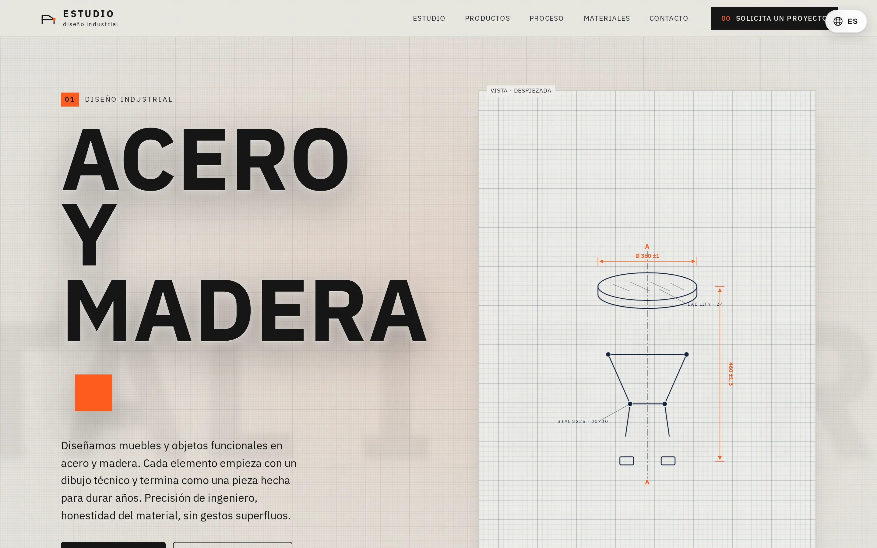 Captura de pantalla de la web A-Studio