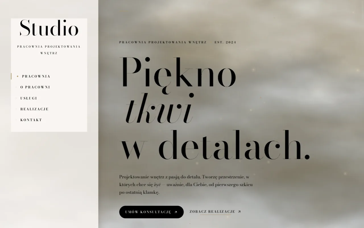 Strona A-Design — Cyfrowa soczewka detalu