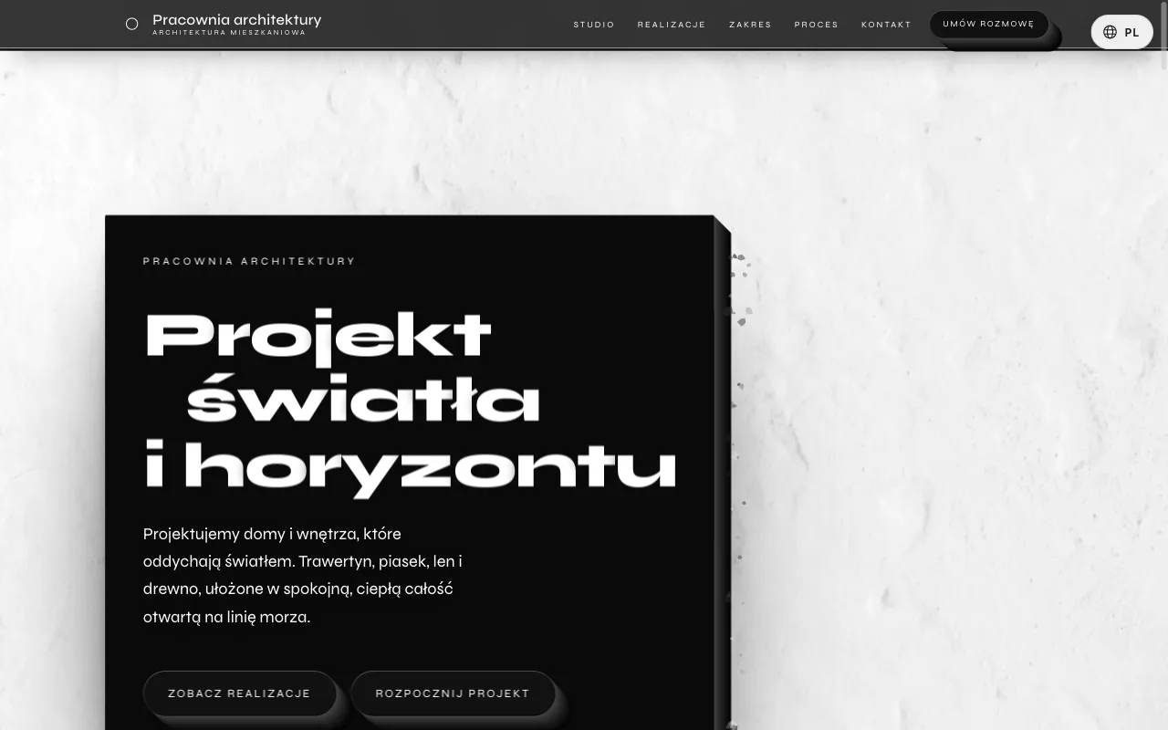 Strona G-Architekt — Efekt erozji i rozpuszczania